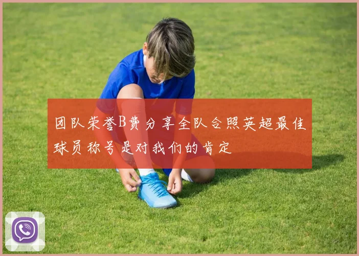 团队荣誉B费分享全队合照英超最佳球员称号是对我们的肯定